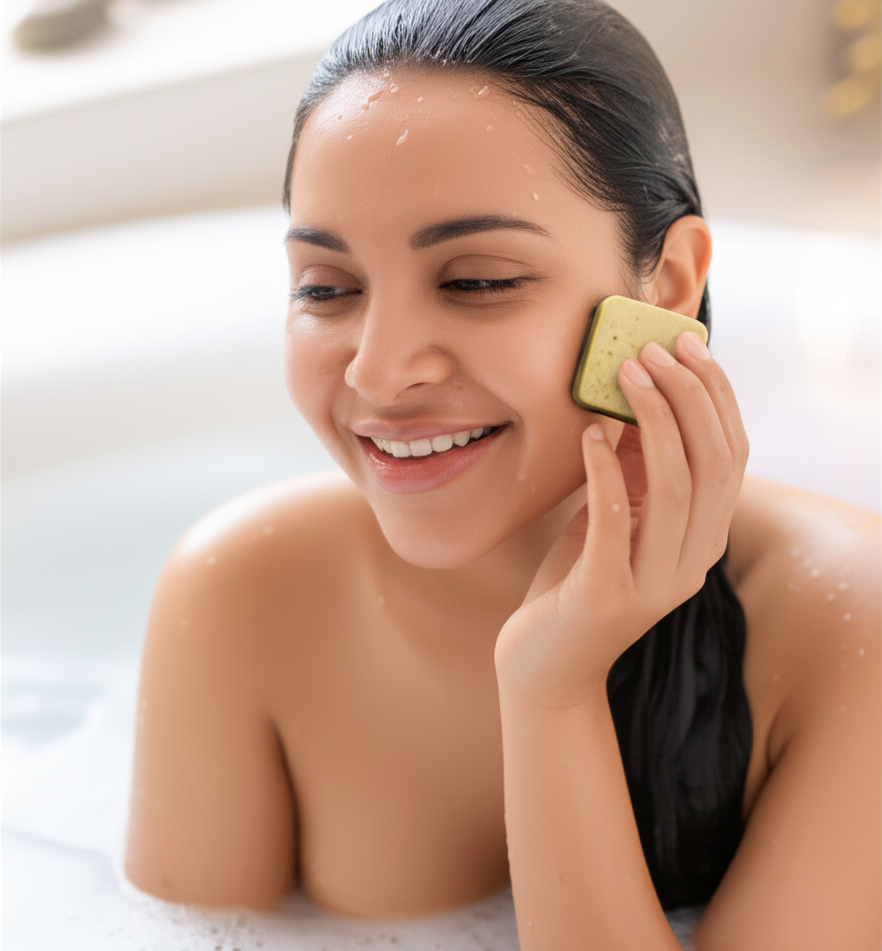 Kasturi Turmeric Multani Mitti Charcoal Soap